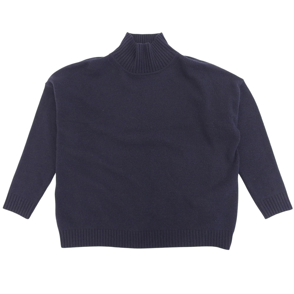 マックスマーラウィークエンド 美品 ハイネックニット トップス レディース ネイビー M 2427366050 M
