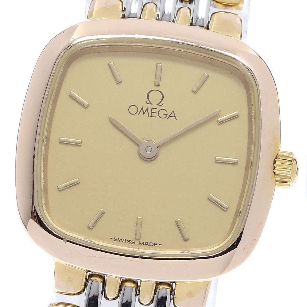 オメガ OMEGA デビル クォーツ レディース _968731