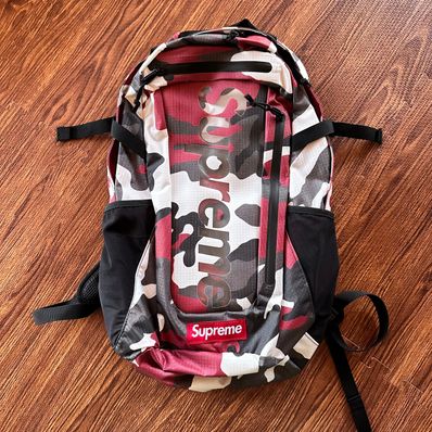 Supreme Backpack 21SS "Red Camo"