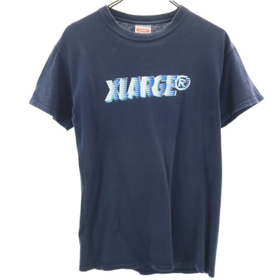 XLARGE エクストララージ 半袖 Tシャツ S ネイビー