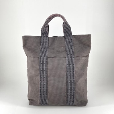 HERMES(エルメス) エールライン カバス トートバッグ グレー