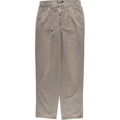 古着 ラルフローレン Ralph Lauren POLO by Ralph Lauren ツータック チノパンツ メンズw33相当/eaa572266