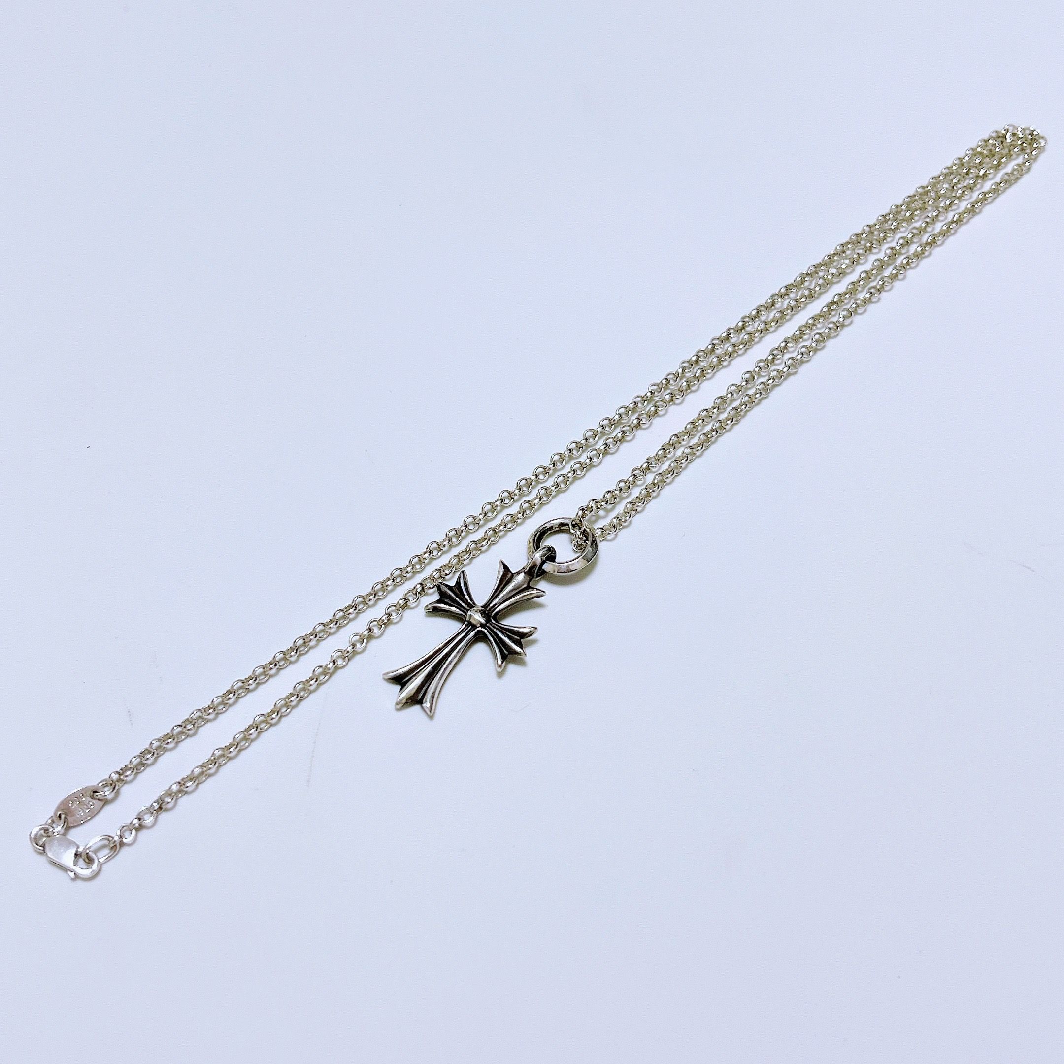 Chrome Hearts Tiny CH Cross Charm "Silver"