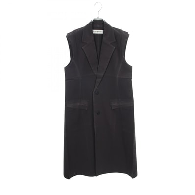 イッセイミヤケ ISSEY MIYAKE ロング ベスト 衣料品 トップス ポリエステル レディース ブラック系 IM41FE515 【中古】