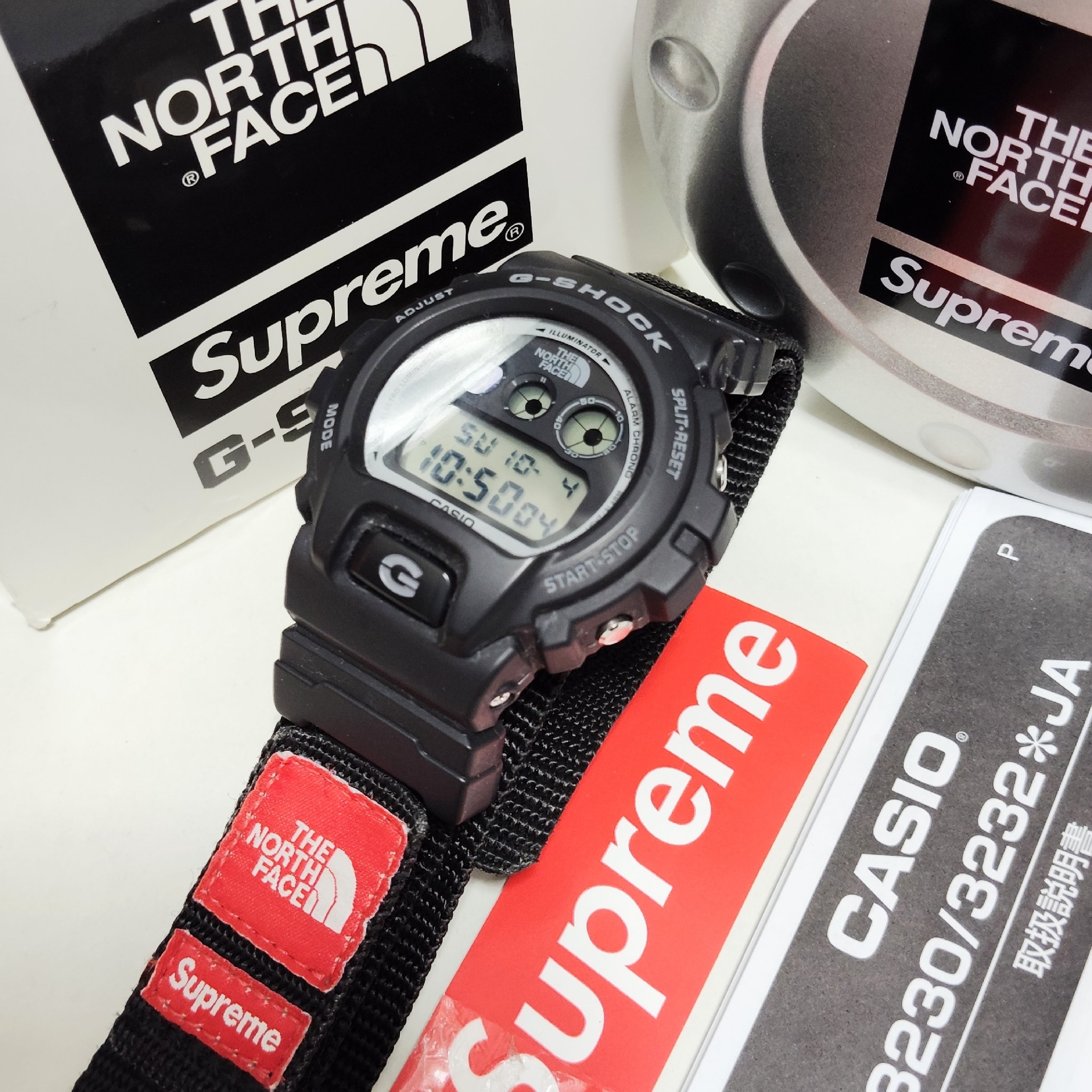 Supreme x The North Face G-SHOCK Watch "Black"