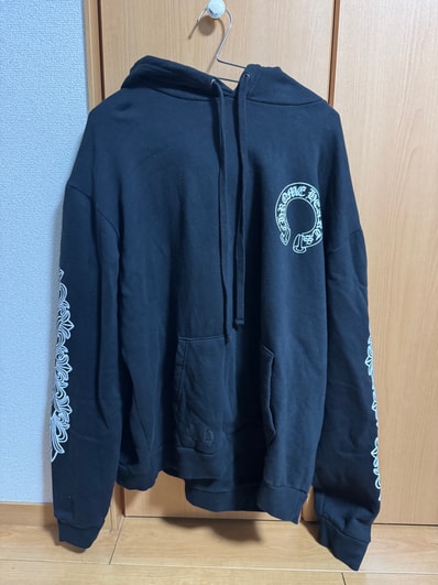 Chrome Hearts Horse Shoe Floral Pullover Hoodie "Black"