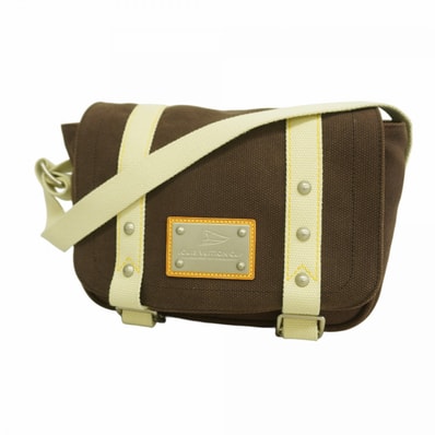 【6dd5097-k】ルイヴィトン ショルダーバッグ アンティグア/LVカップ ブサスPM M80661 モカ【中古】レディース