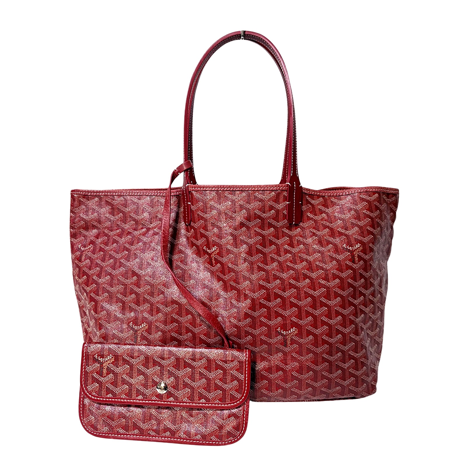 GOYARD ゴヤール サンルイPM レッド レッド レディース トートバッグ