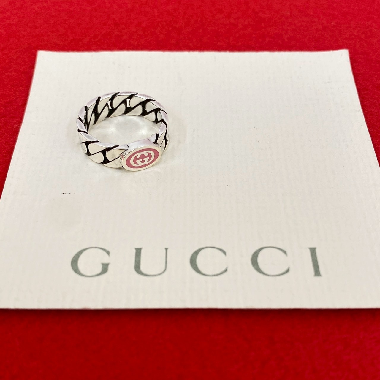 GUCCI グッチ インターロッキング G シルバー925 リング・指輪 16号 シルバー
14725