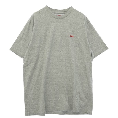 Supreme シュプリーム Small Box Logo Tee スモールボックスロゴ クルーネック 半袖 Tシャツ グレー系 L【極上美品】【中古】