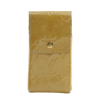 ルイ・ヴィトン グリーン シガレットケース M91048 TH0021 レディー