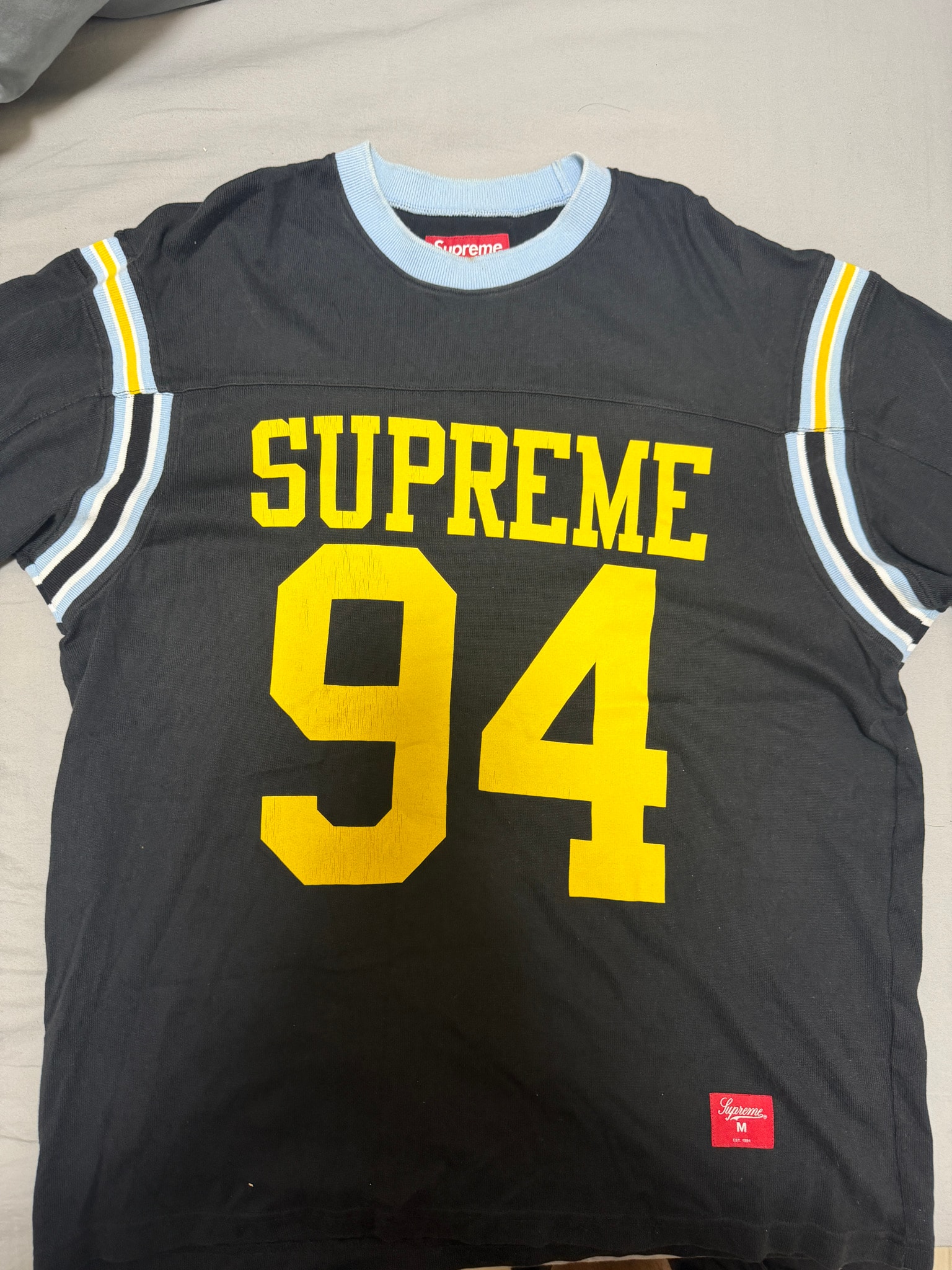 Supreme Split S/S Football Top "Black"