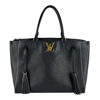 ルイ ヴィトン LOUIS VUITTON ハンドバッグ ショルダーバッグ ロックミート レザー ブラック レディース M54569【中古】 z9308