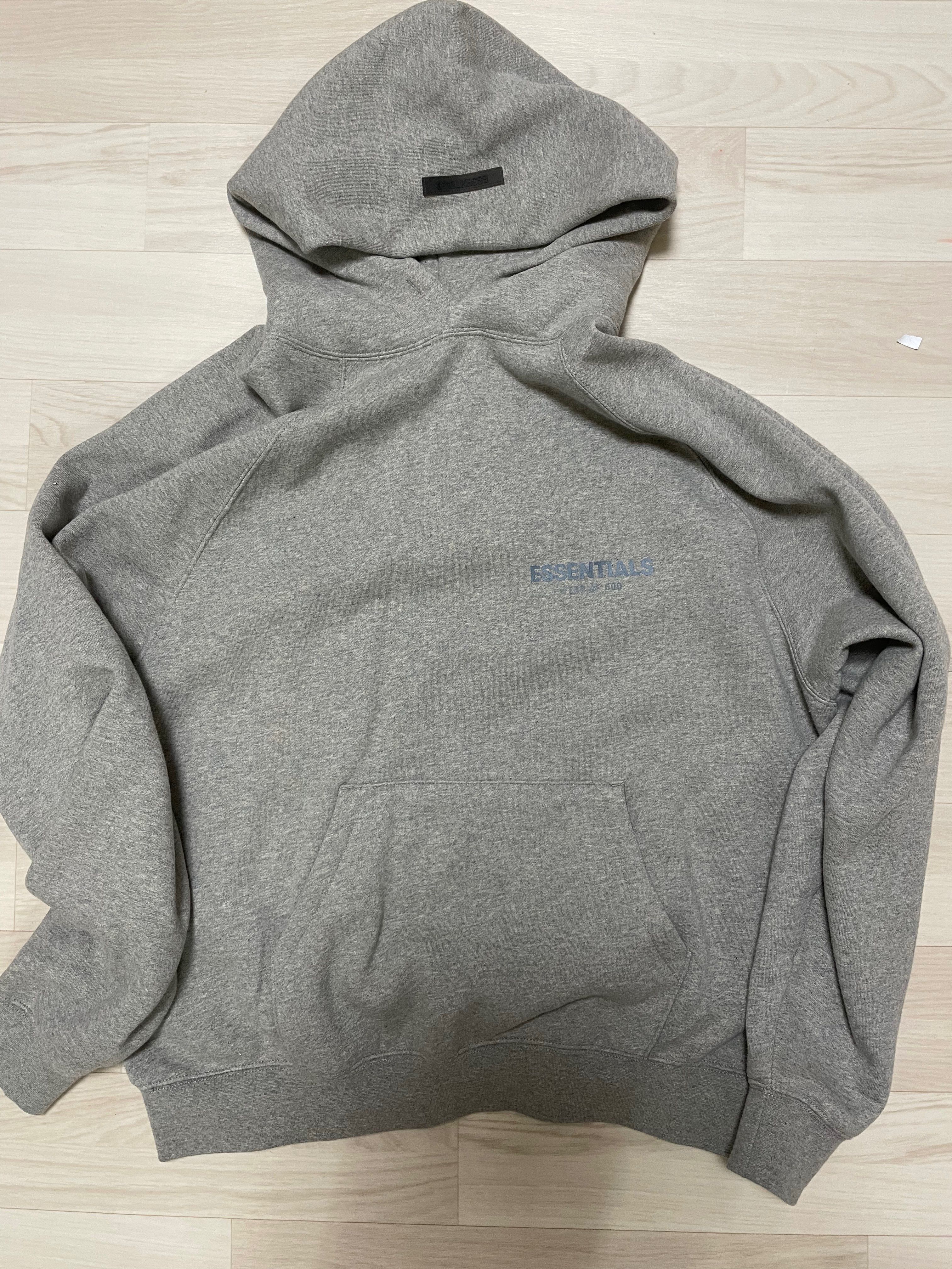 FEAR OF GOD ESSENTIALS PULLOVER HOODIE "Dark Heather Oatmeal"