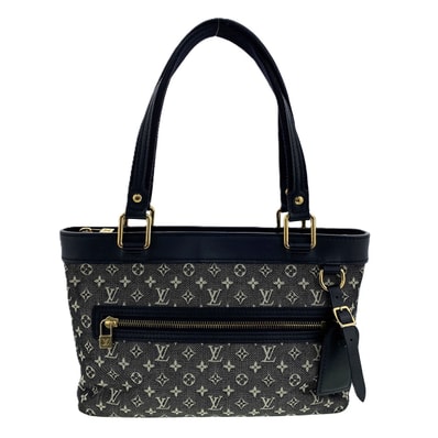 LOUIS VUITTON ルイ・ヴィトン ルシーユPM ハンドバッグ M92610 モノグラムミニキャンバス ブラック レディース【中古】