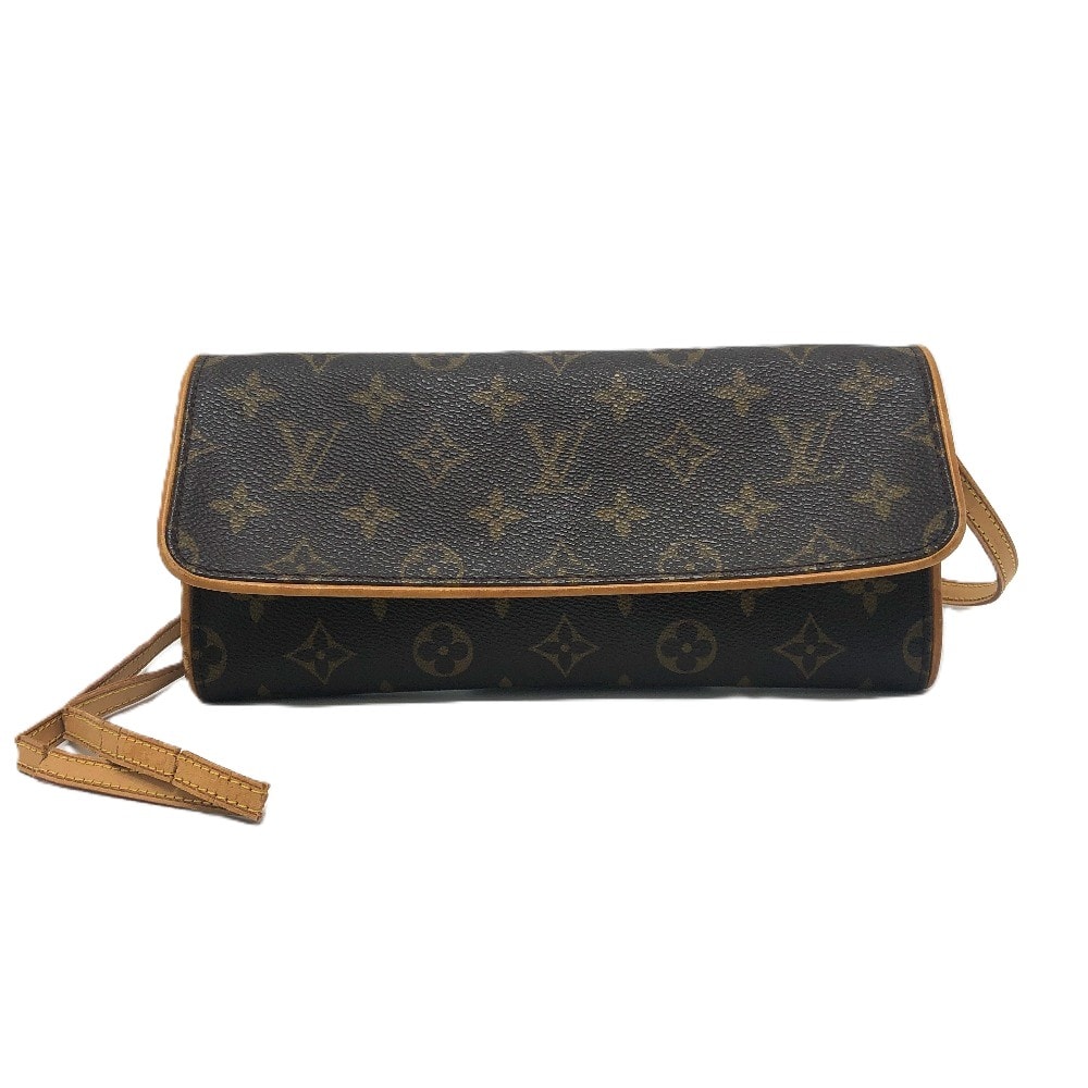 ルイヴィトン LOUIS VUITTON ポシェットツインGM ポシェットツイン GM M51852 モノグラム カバン 2WAY クラッチバッグ ポシェット ミニバッグ ショルダーバッグ モノグラムキャンバス ブラウン