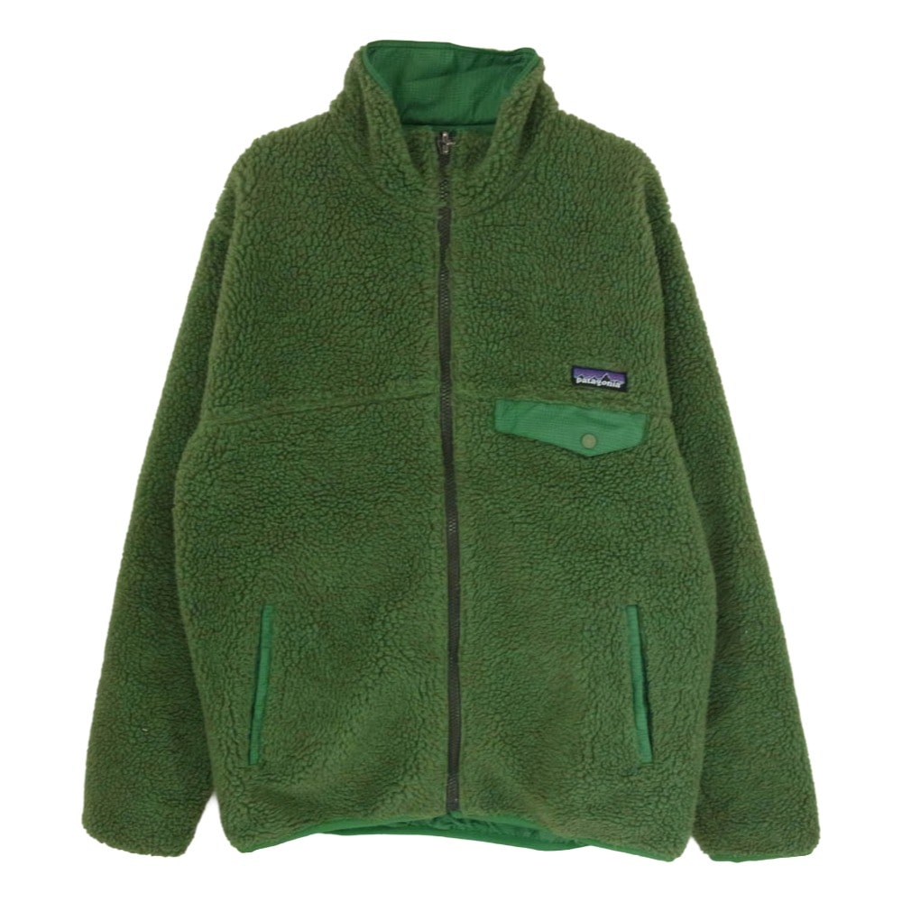 patagonia パタゴニア ジャケット Reversible Snap-Zip Jacket リバーシブル スナップ ジップ ジャケット グリーン系 サイズ表記無【中古】