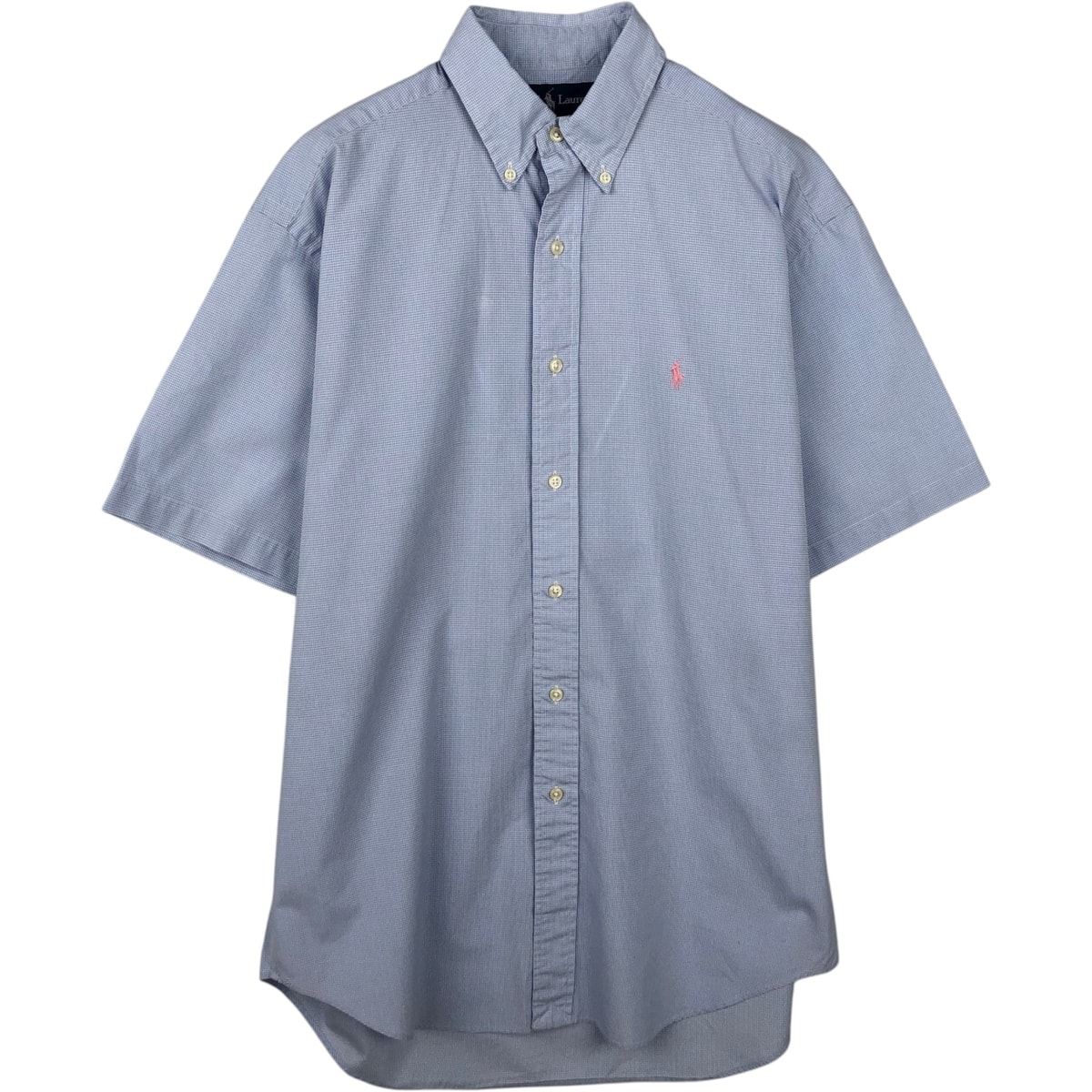 古着 ラルフローレン Ralph Lauren BLAKE 半袖 ボタンダウン チェックシャツ メンズS相当/eaa644811