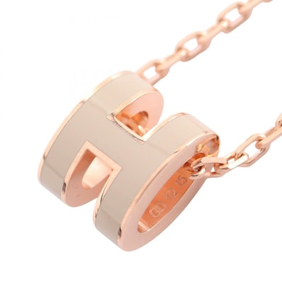 エルメス HERMES MINI POP H ミニポップアッシュ マロングラッセ ネックレス ジュエリー GP(ゴールドメッキ) ベージュ レディース ゴールド系 / ベージュ系 H147992F055 【中古】
