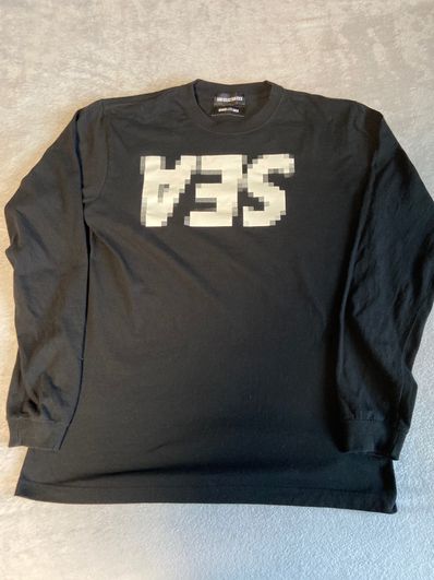 GOD SELECTION XXX x WIND AND SEA LONG SLEEVE T-SHIRT GX-A22-WSLT-02 "Black"