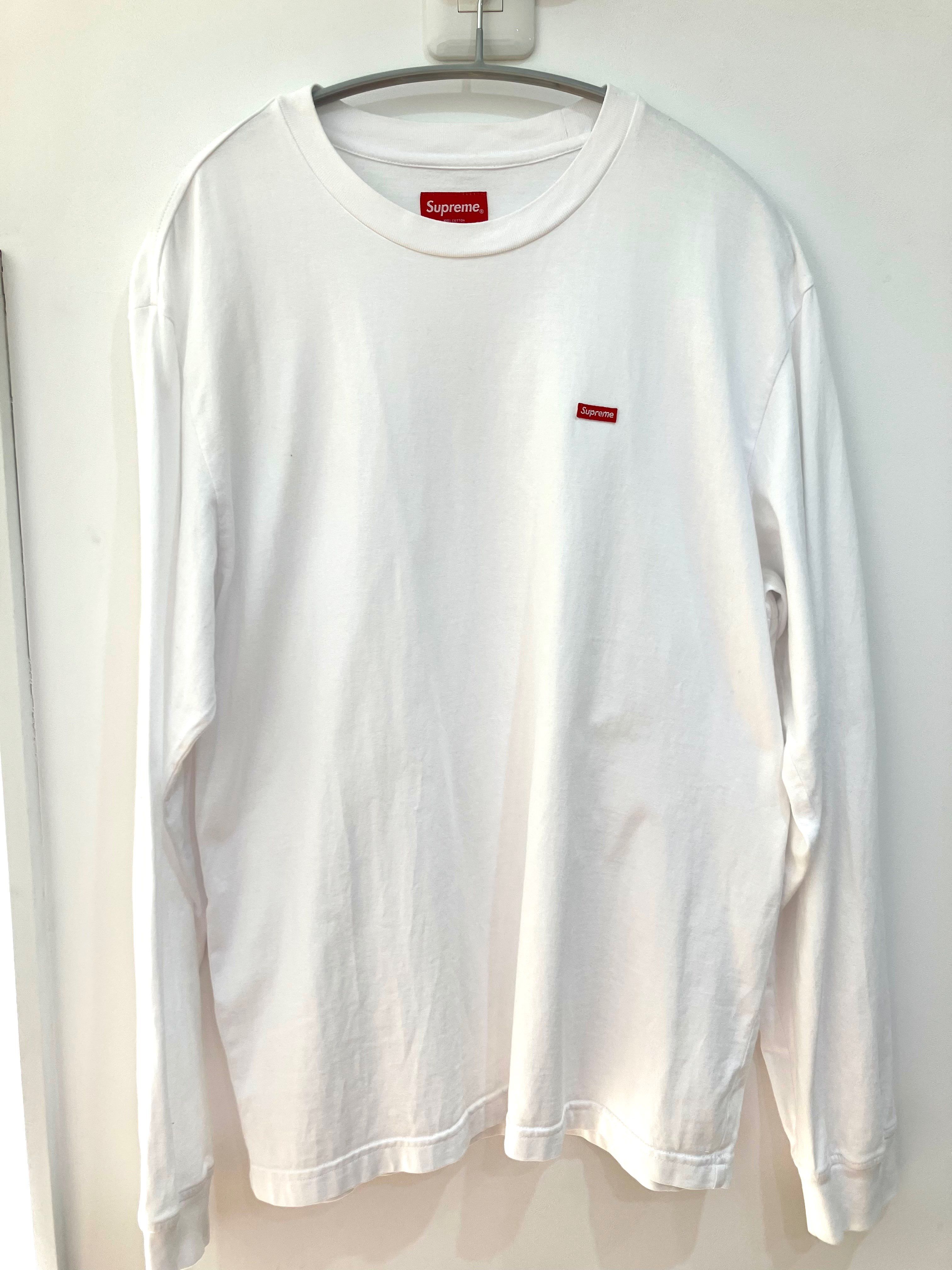 Supreme Small Box L/S Tee "White"(23SS)