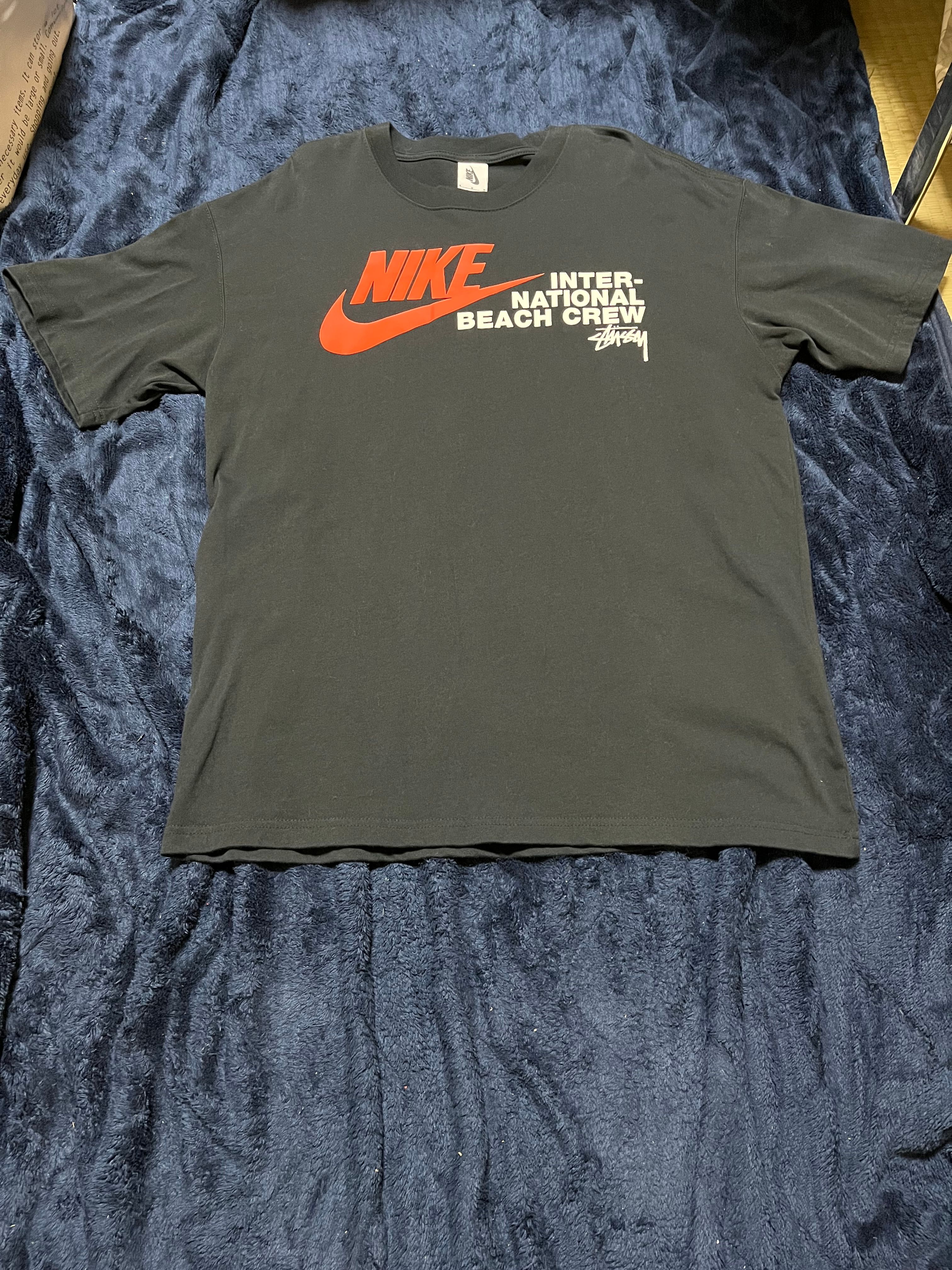 Nike x Stussy International Beach Crew T-Shirt "Black"