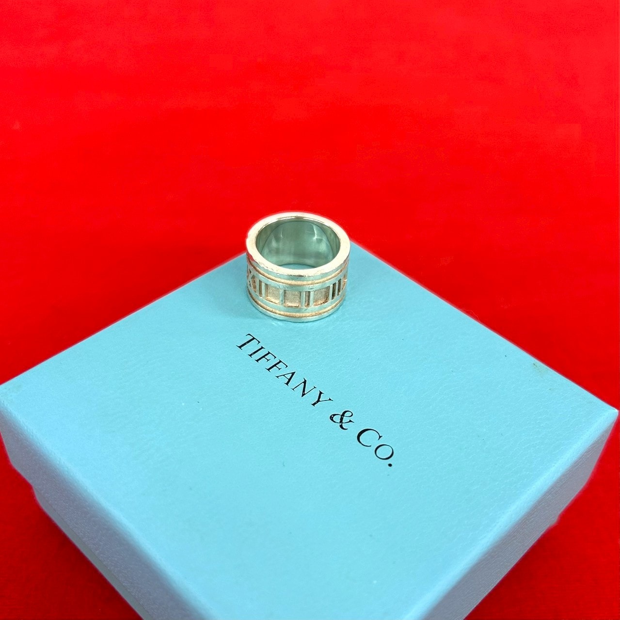 TIFFANY&Co. ティファニー アトラス シルバー925 リング・指輪 8号 シルバー
 -0407