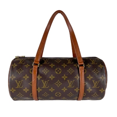 ルイ ヴィトン LOUIS VUITTON ハンドバッグ モノグラム パピヨン 30 モノグラムキャンバス ブラウン ゴールド レディース M51385【中古】 z10687