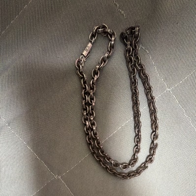 Chrome Hearts Paper Chain Necklace "Silver"