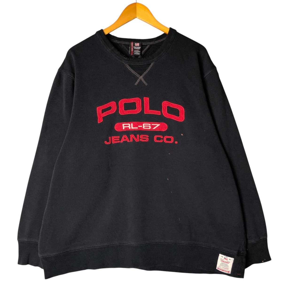 古着 ラルフローレン Ralph Lauren POLO JEANS COMPANY ロゴスウェットシャツ トレーナー メンズXL相当/eaa582963