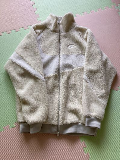 Nike Big Swoosh Boa Jacket "Light Bone/Sail"