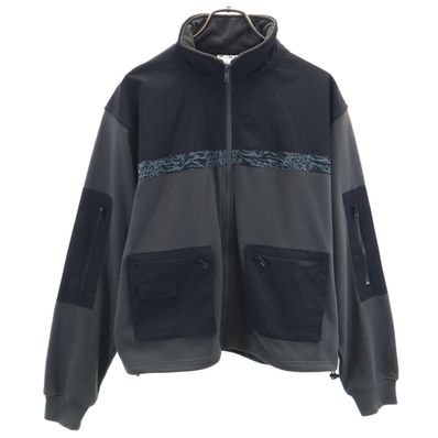 X-girl 長袖 ジップアップ スウェット