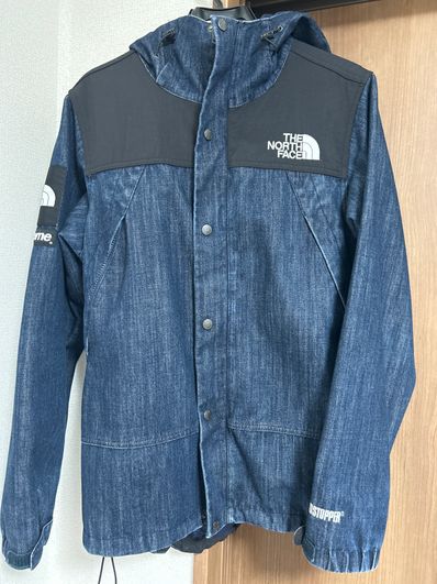Supreme The North Face Denim Dot Shot Jacket "Denim"