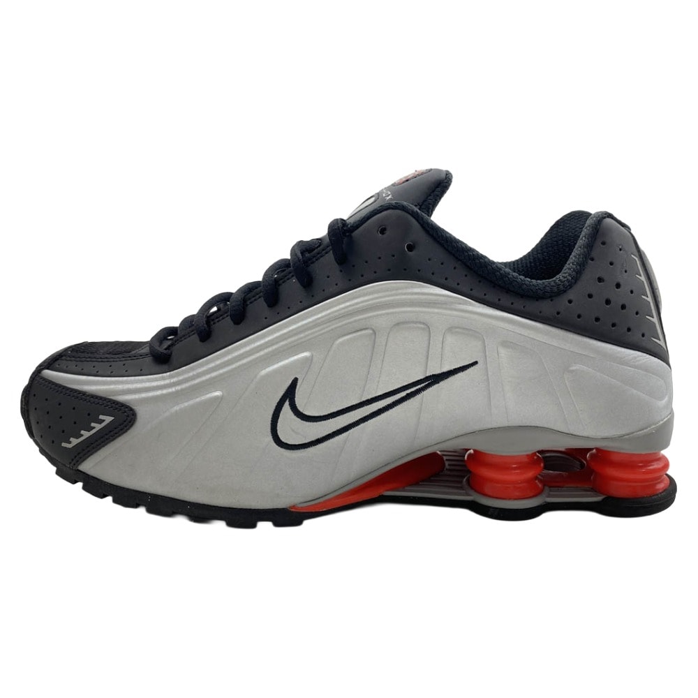 NIKE ナイキ スニーカー HQ1988-002 Shox R4 Metallic Silver Red ショックス R4 ローカットスニーカー シルバー系 ブラック系 27.5cm【中古】