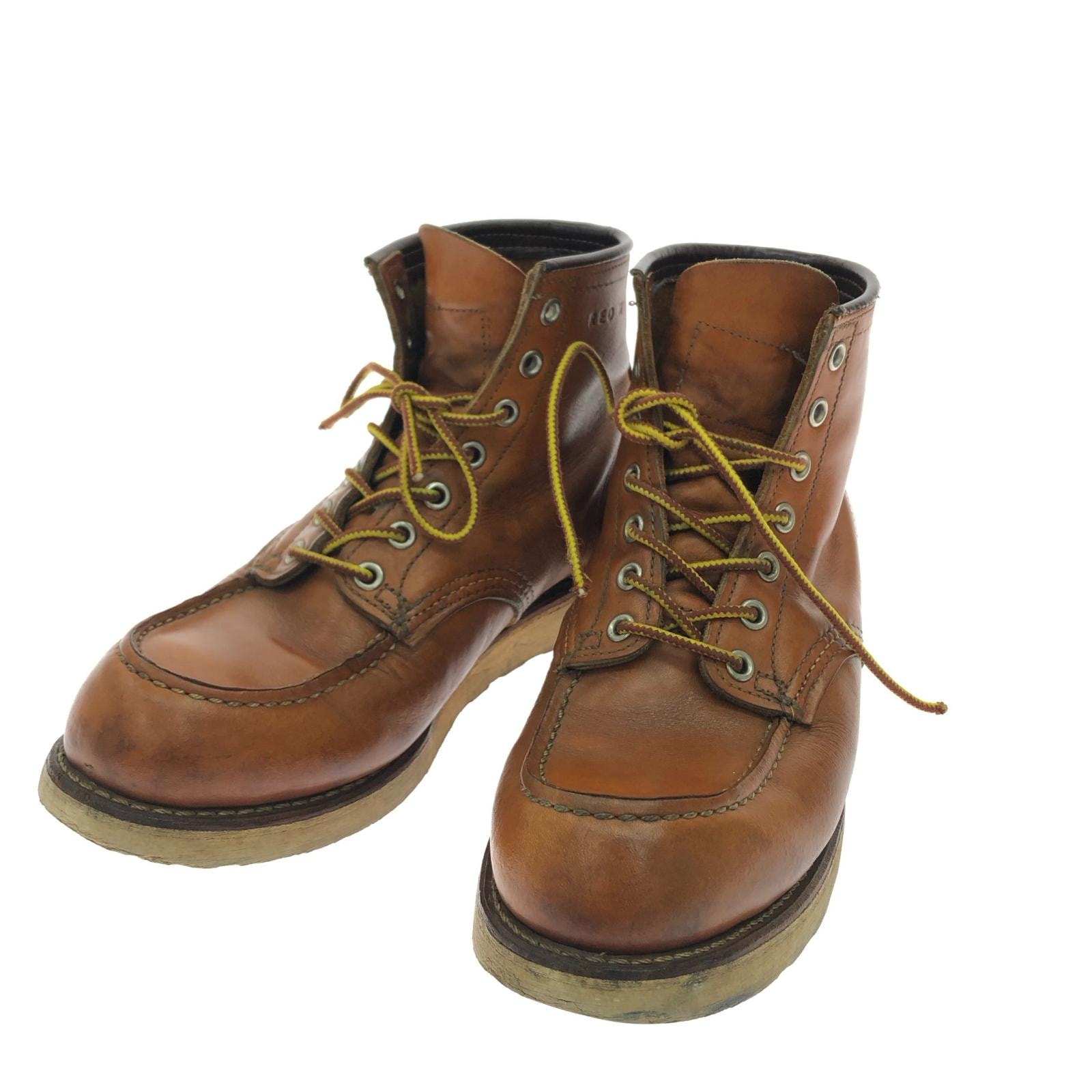 ▼▼RED WING レッドウィング メンズブーツ モックトゥ アイリッシュセッター 犬タグ 復刻 25.5cm 9875 ブラウン
