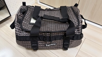 Supreme x The North Face Studded Small Base Camp Duffle Bag. 42L. "Black"