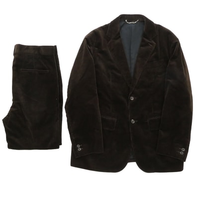 WACKO MARIA ワコマリア セットアップ 20AW DUCA VISCONTI DI MODRONE社製 UNCONSTRUCTED JACKET / DOUBLE PLEATED CORDUROY TROUSERS コーデュロイ セットアップ【中古】