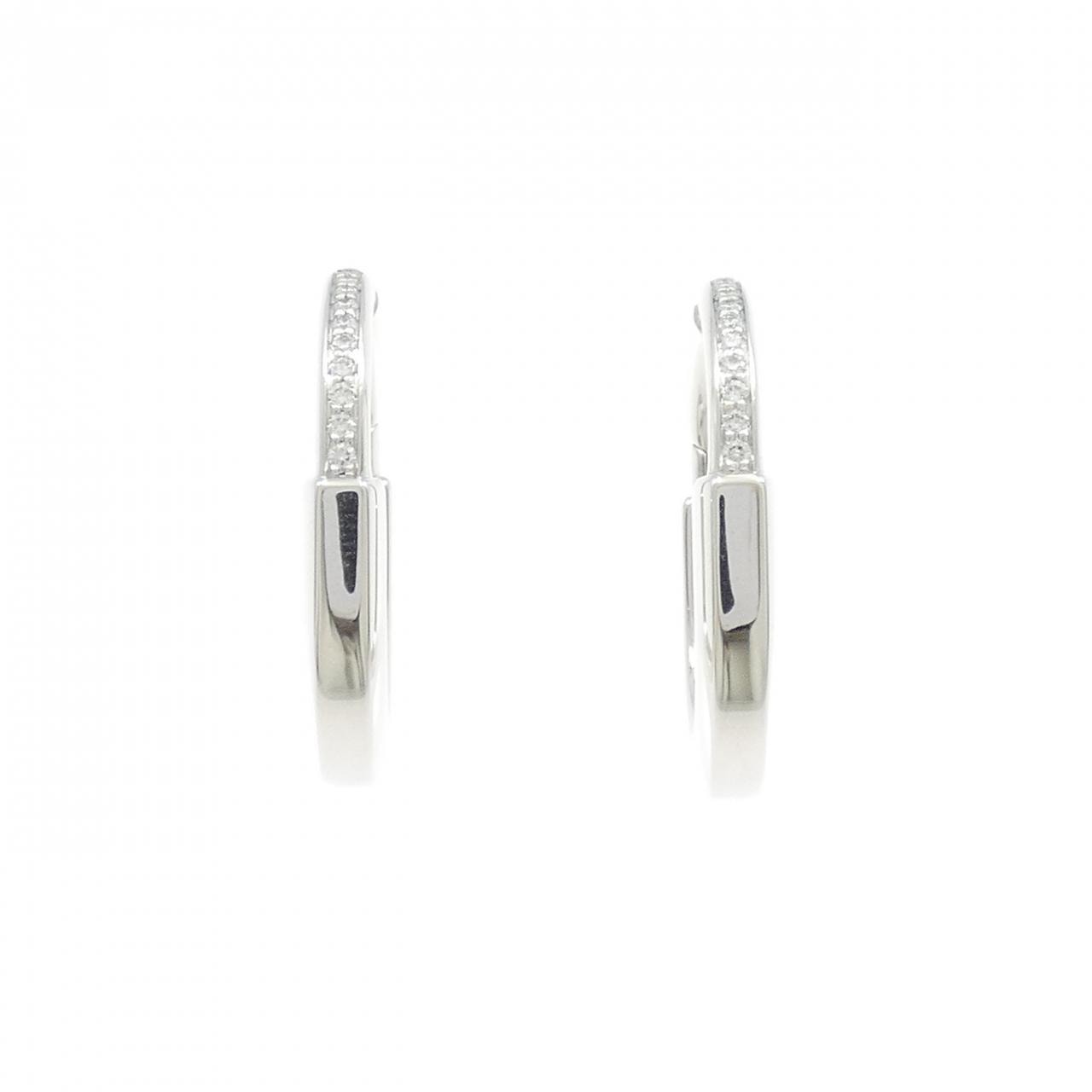 ティファニー ロック ピアス 0.19CT