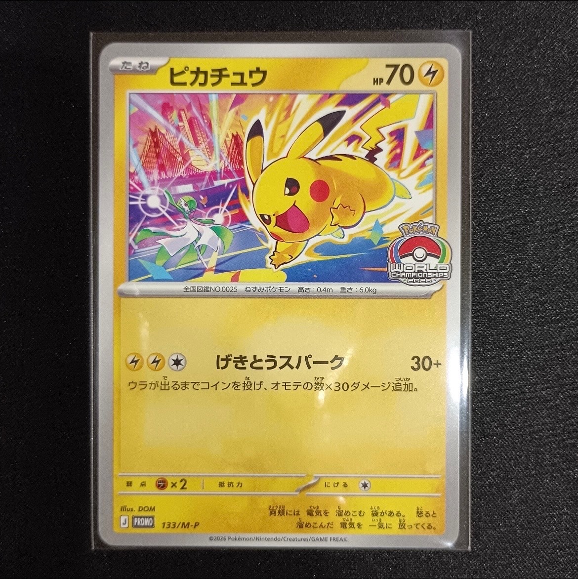 ピカチュウ プロモ [133/M-P](メガ「プロモーションカード」)