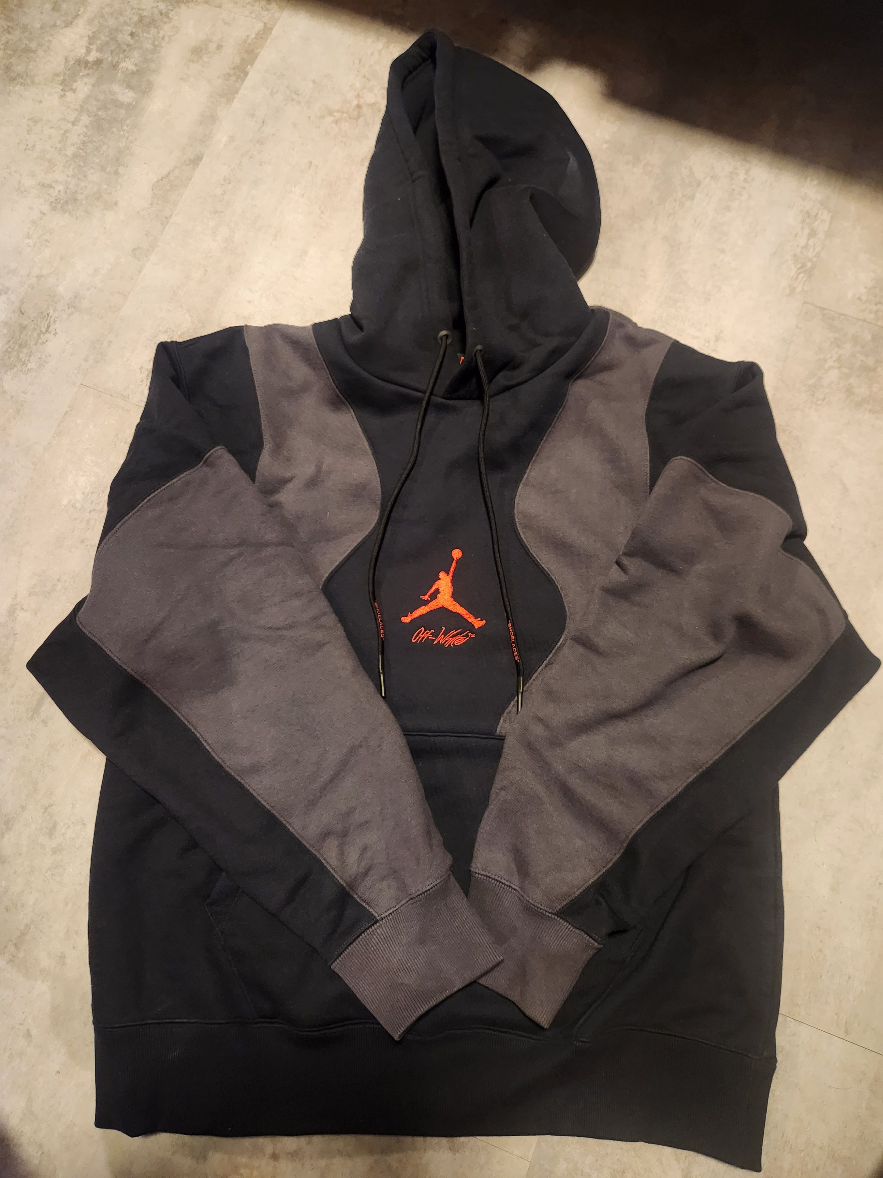 OFF-WHITE / Jordan Hoodie "Black"