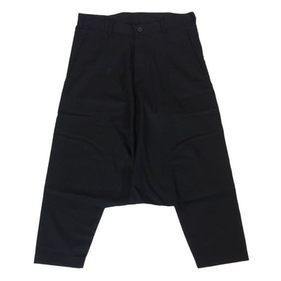 BLACK COMME des GARCONS ブラックコムデギャルソン パンツ 1C-P008 AD2015 サルエルパンツ ウール ブラック系 XS【中古】