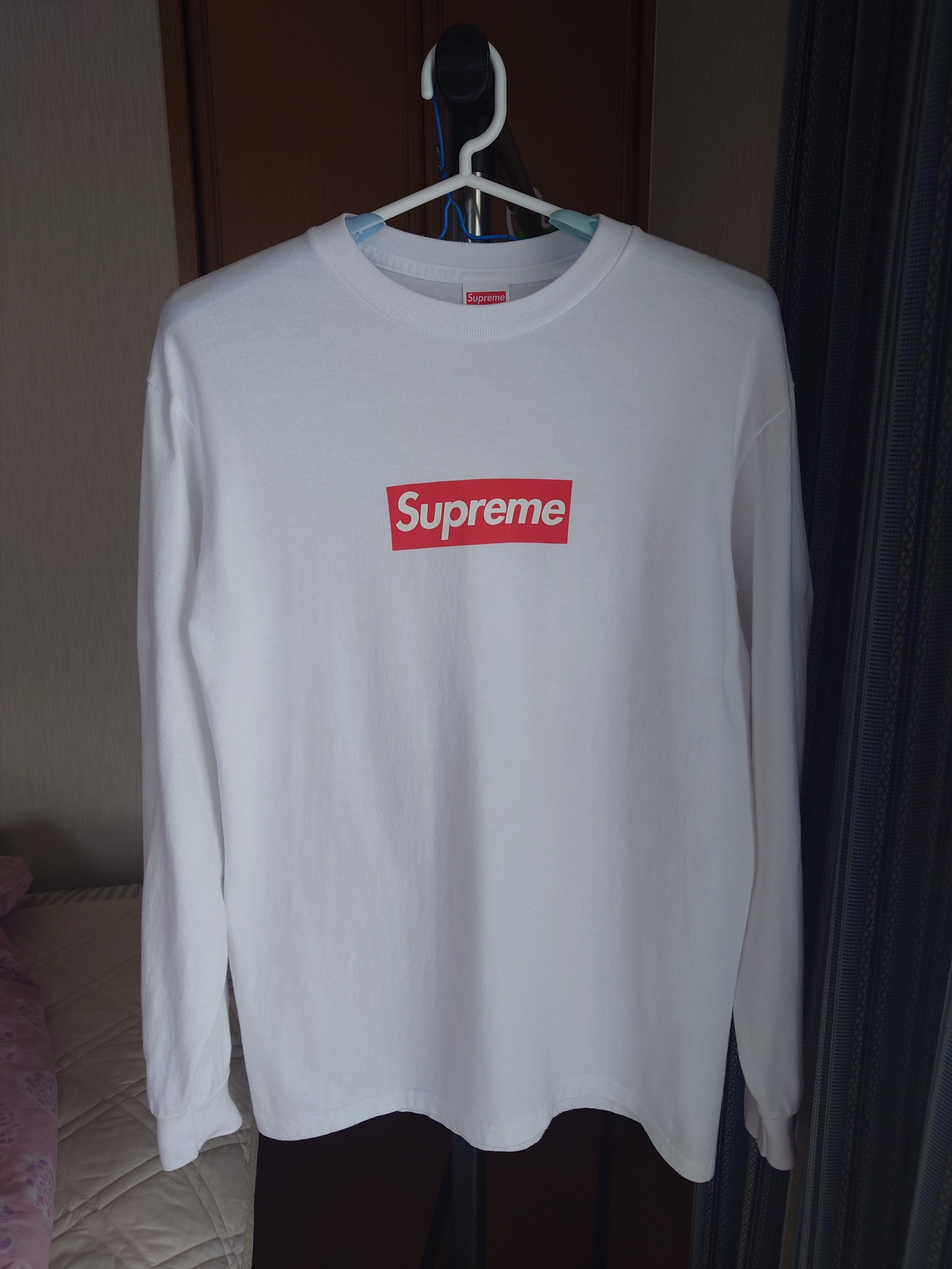 Supreme Box Logo L/S Tee "White"