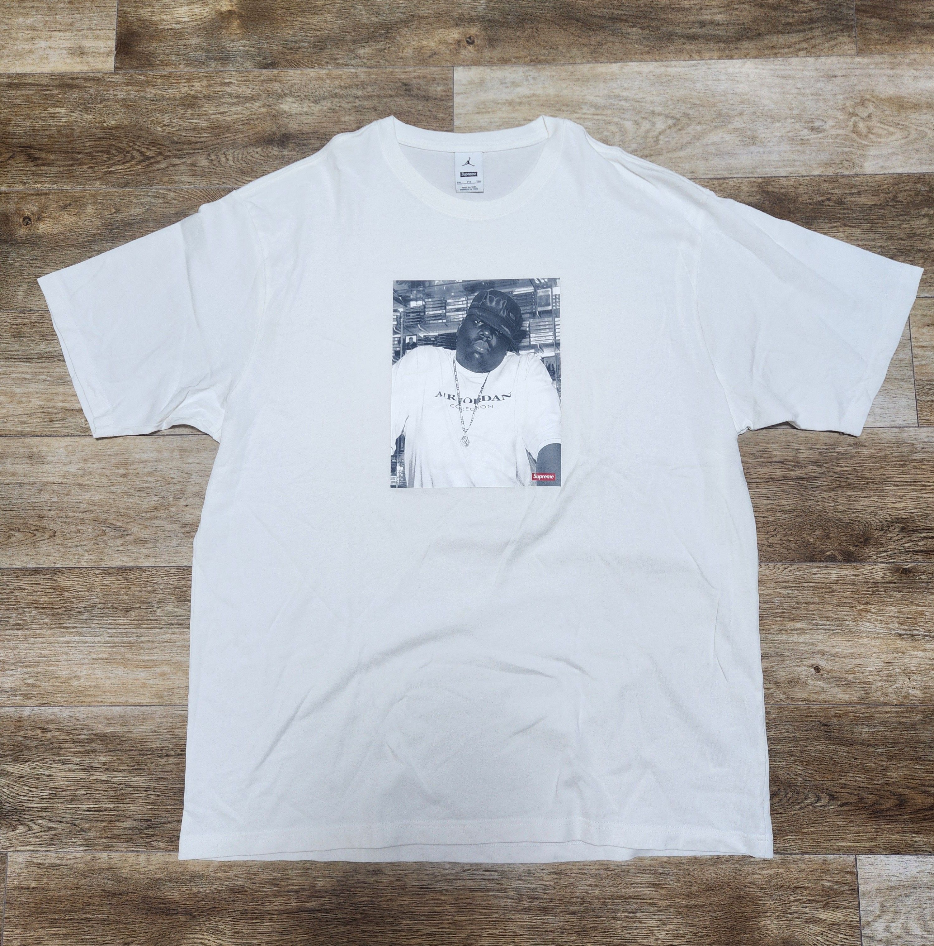 Supreme x Jordan Biggie S/S Top "White"