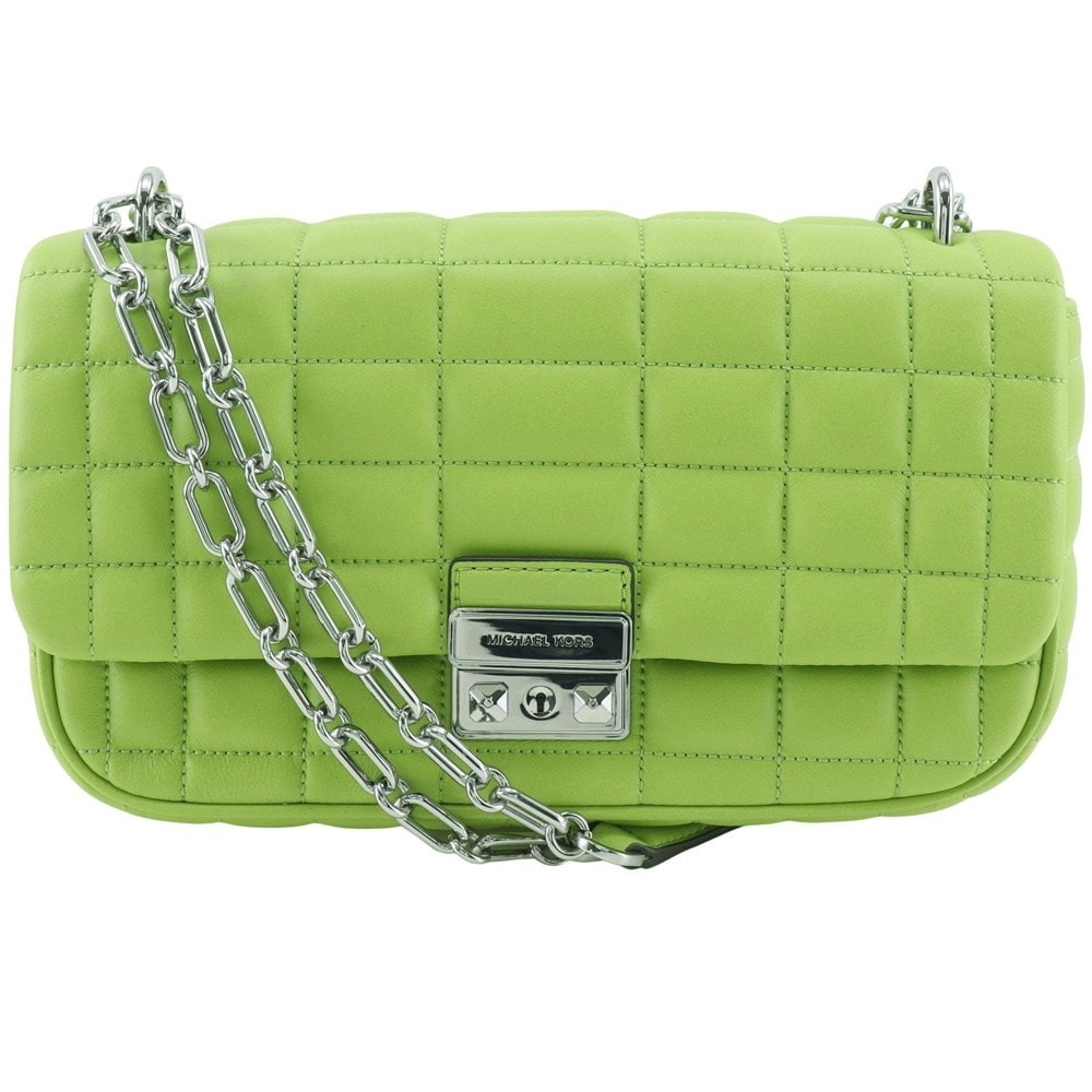 マイケルコース トライベッカ チェーンショルダー キルティング ラージ レディー