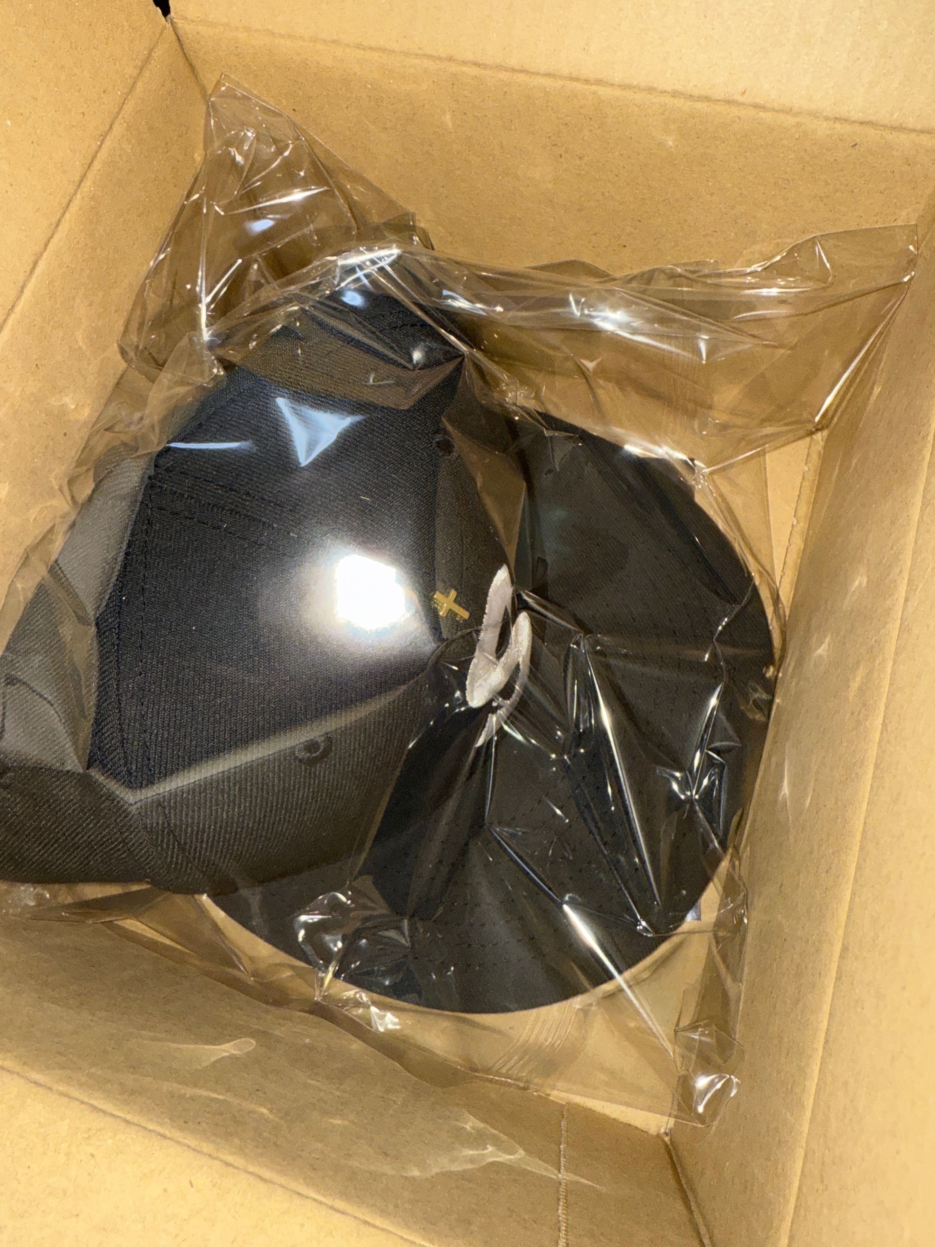 Supreme Gold Cross S Logo New Era "Black"