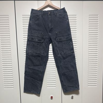 Supreme Double Knee Denim Utility Pant "Black"