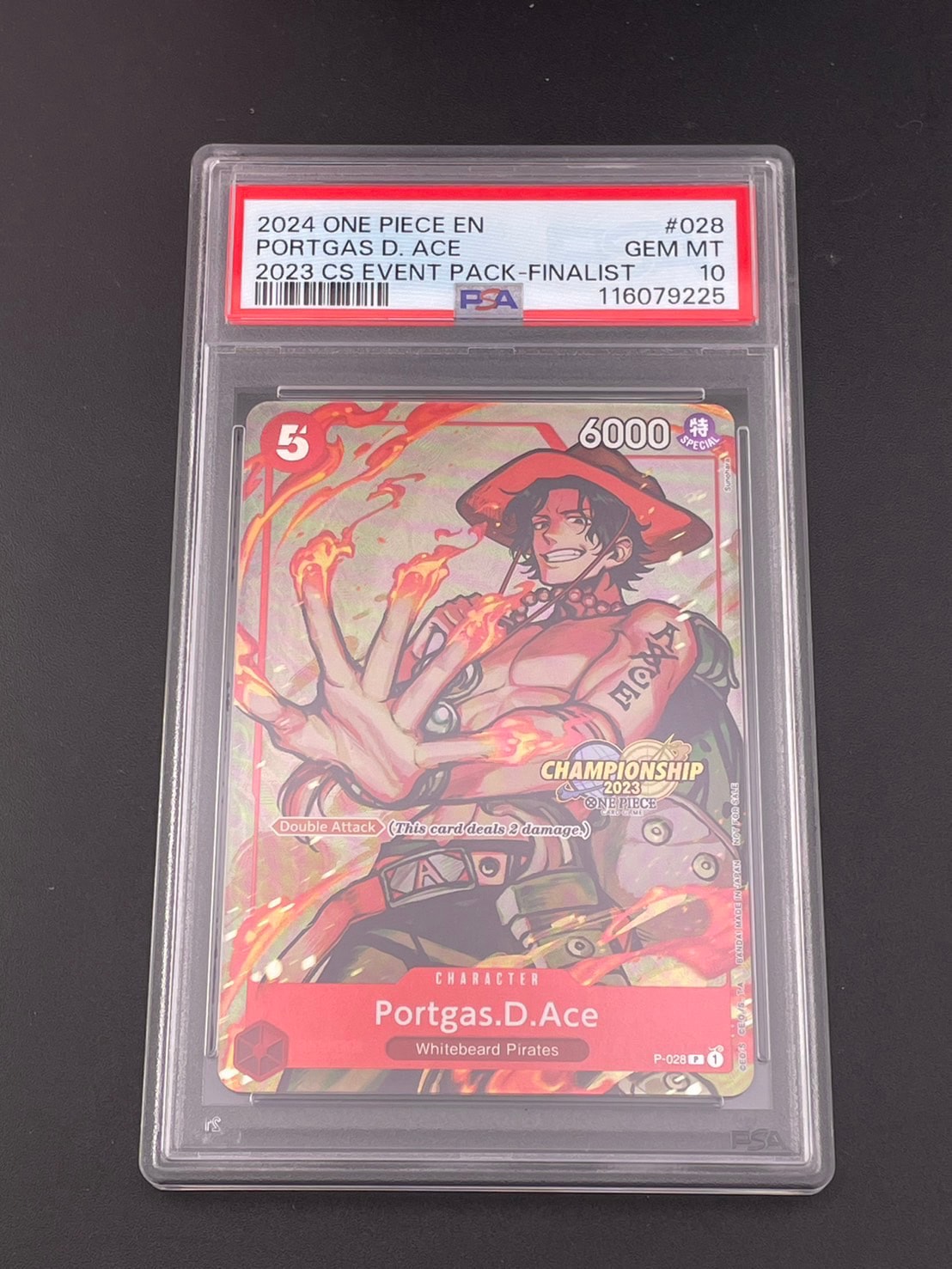 PSA10】ポートガス・D・エース P [P-028]【英語版】(プロモーション