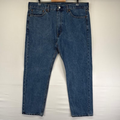 古着 リーバイス Levi's パンツ テーパード ジッパーフライ 5ポケット 505 デニム ワーク ジーンズ w38 L30 ブルー系 メンズ