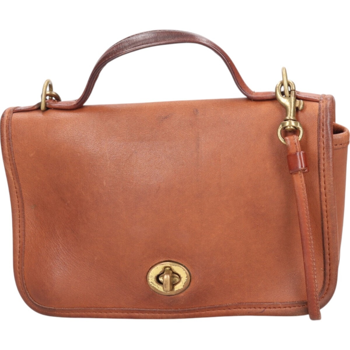 古着 80年代 コーチ COACH OLD COACH オールドコーチ ターンロック 2WAY ショルダーバッグ USA製 ヴィンテージ/gaa005503