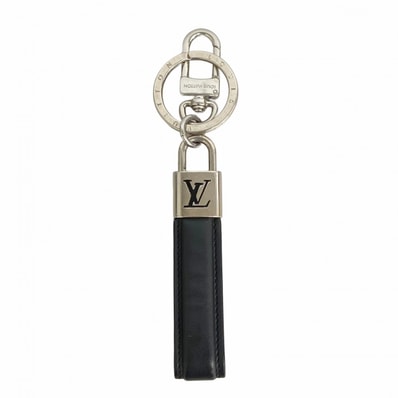 ★SALE【6cd5732-k】ルイヴィトン キーホルダー・チャーム LV パドロック M00745 ブラック シルバー【中古】メンズ